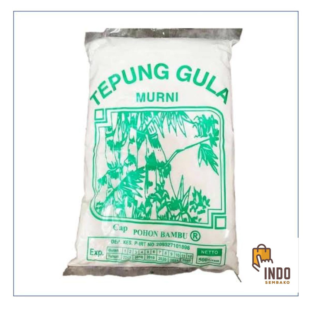 Tepung Gula 500g / Tepung Gula Murni Cap Pohon Bambu 500g / Gula Halus 1 kg / Gula Halus Gula Tabur