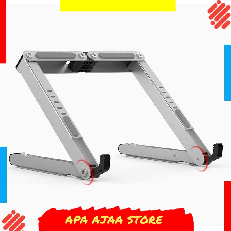 Best Seller ! BUBM N1 Adjustable Foldable Laptop Stand Aluminium - DNZJ-02 (ORI)