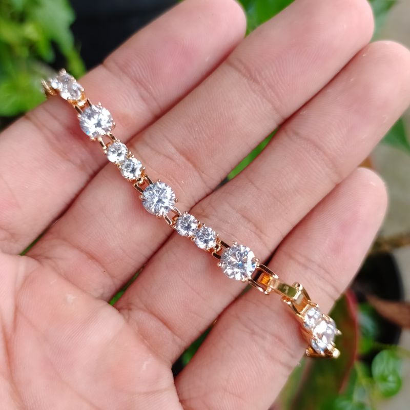 gelang wanita diamond bagus berkilau bkn ruby safir zamrud opal giok yakut kalimaya wulung ungu