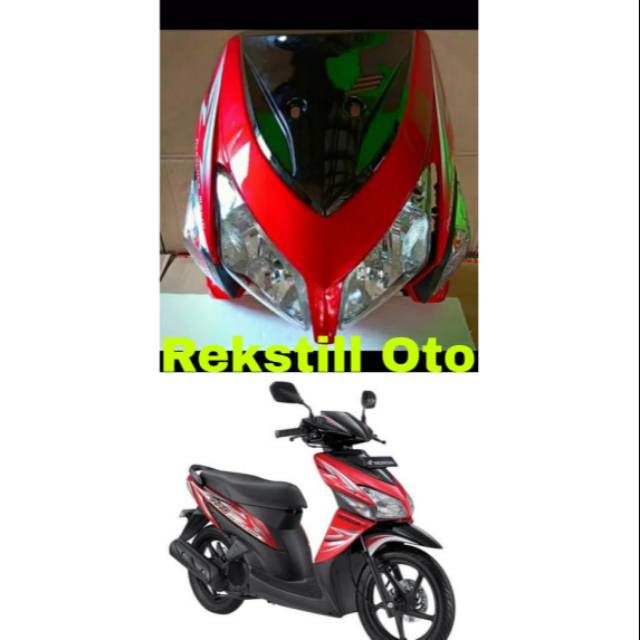 Cover Tameng Depan Vario 110 Karbu