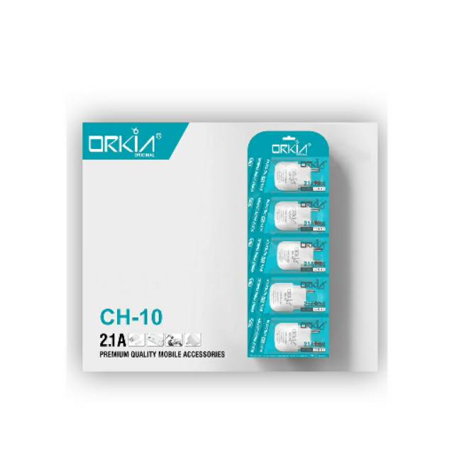 Travel charger Orkia 2.1A CH -10
