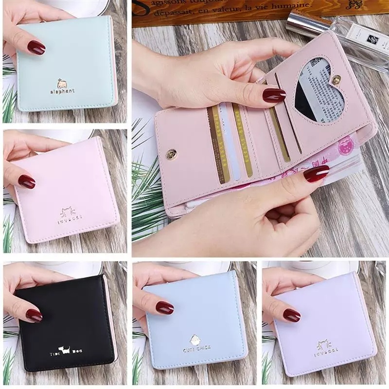 ♥ TMALL88♥  Dompet Lipat Wanita A34 import Murah Lucu Dan Cantik / Real Pict C6