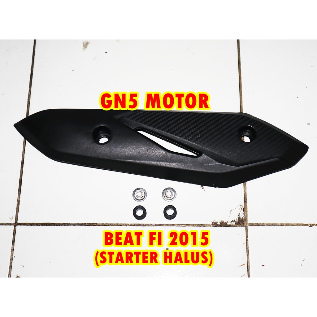 COVER TAMENG PENUTUP PELINDUNG KNALPOT HONDA BEAT FI STARTER HALUS 2015 BUKAN ORI