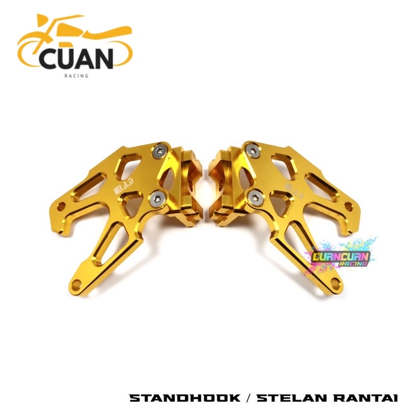 stelan rantai variasi stanhouk stand hook standhook stanhook satria Fu 150 sonic Vixion Cb/cbr dll