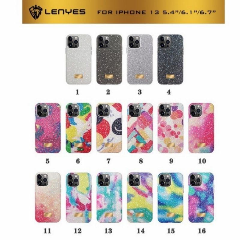 LENYES SUPERIOR CASE IPHONE 11 / 11 PRO / 11 PROMAX GLITTER HARDCASE  - IPHONE 11