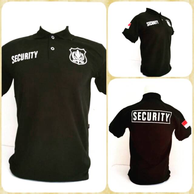 Kaos security/baju security/Kaos polo shirt/Kaos polo/Kaos satpam