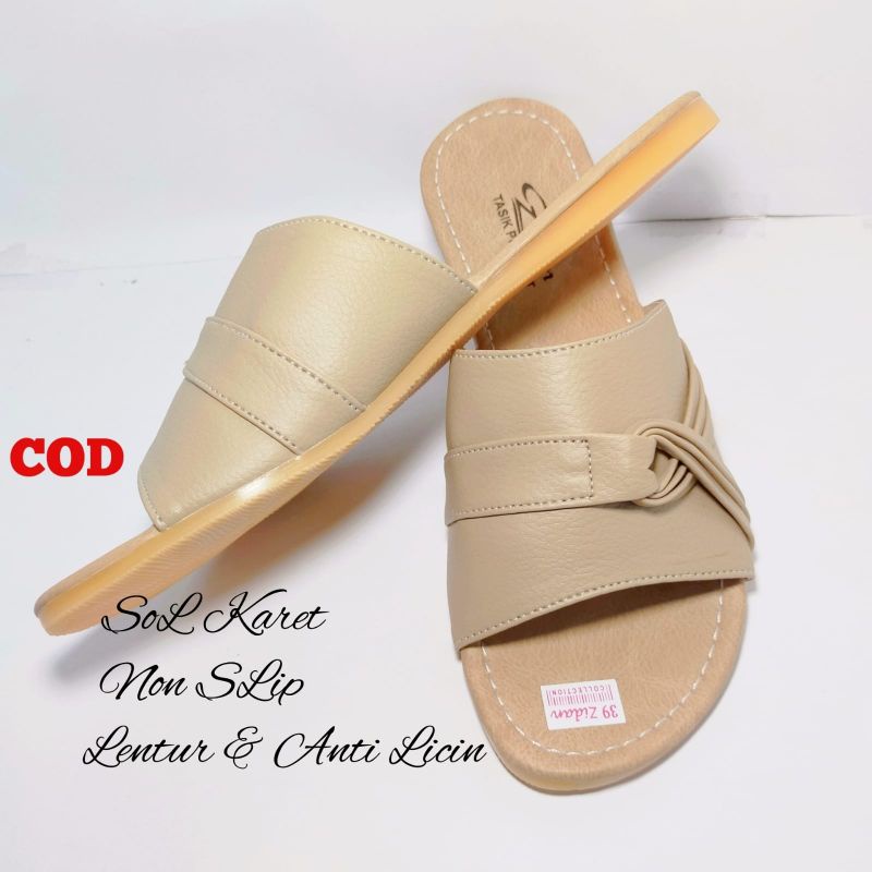 Sandal Papirut Wanita Bisa COD Sandal Teplek Wanita