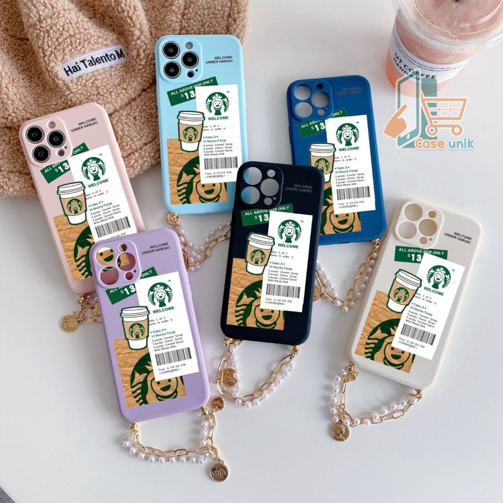 GM001 SOFTCASE ST4RBUCKS RANTAI MUTIARA OPPO A9 A5 A52 A92 A53 A33 2020 A54 A71 A83 A74 A95 F1S A59 F7 F5 YOUTH F11 A36 A76 A55 RENO 7 5G 4 4F 5 5F 6 7z A96 5G CS4201