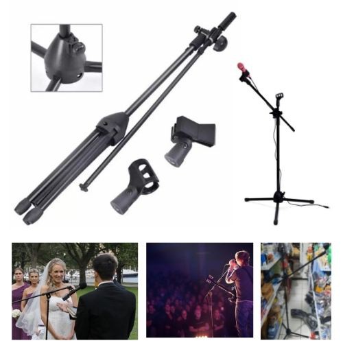 Tripod Stand Mic Holder 2 Klip Pegangan Microphone  2 In 1 Pro NB107 111159