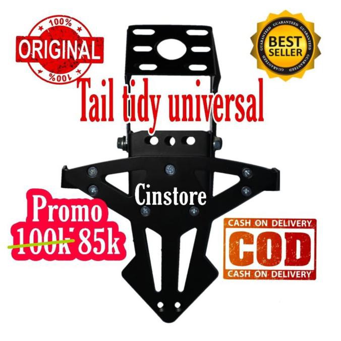 ( BISA COD ) Tail tidy universal aerox cbr 150r r15 v3 dudukan plat nomor motor HEMAT [Kode 1|Kode