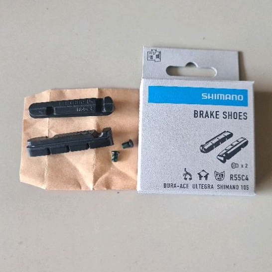 Brake Pad Shimano Racing R55C4 Y8L298060 Refill . Brakepad Shoe Kampas rem Shimano 105 ultegra dura ace . Code 714338