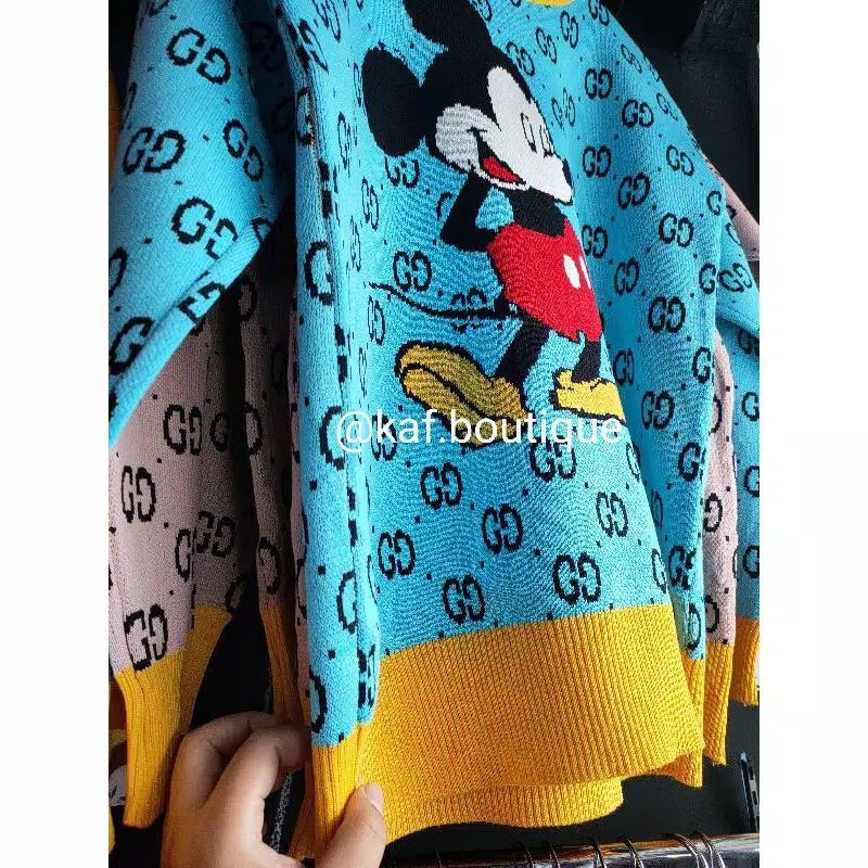 ATASAN SWEATER RAJUT KNIT IMPORT PREMIUM MICKEY DISNEY