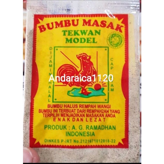 

bumbu tekwan kering