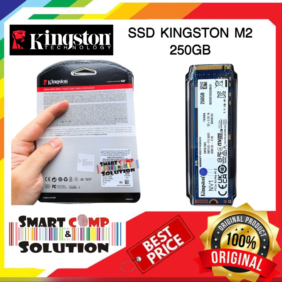 SSD M2 NVME 2280 250GB KINGSTON NV1 GARANSI RESMI