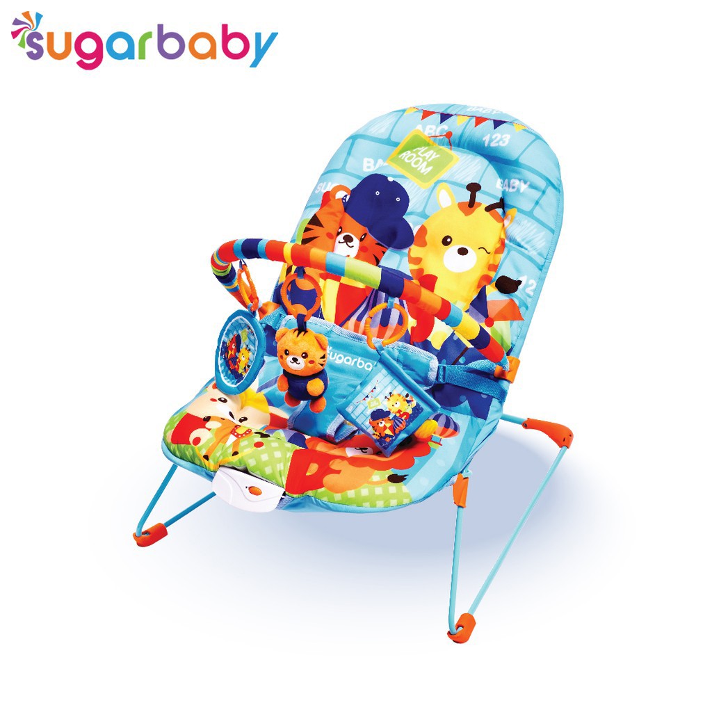 Jessen Sugarbaby Bouncer Sugar Baby Deluxe Musical Vibration 1 Recline-2