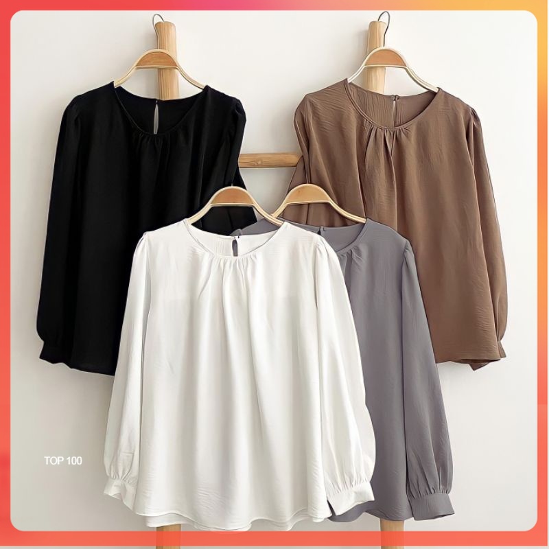 Pakaian Baju Atasan Wanita Perempuan Cewek Remaja Dewasa Putri Cantik Simpel Elegan Modis mewah Mura