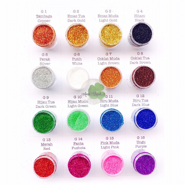 Glitter 10 gram glitter murah