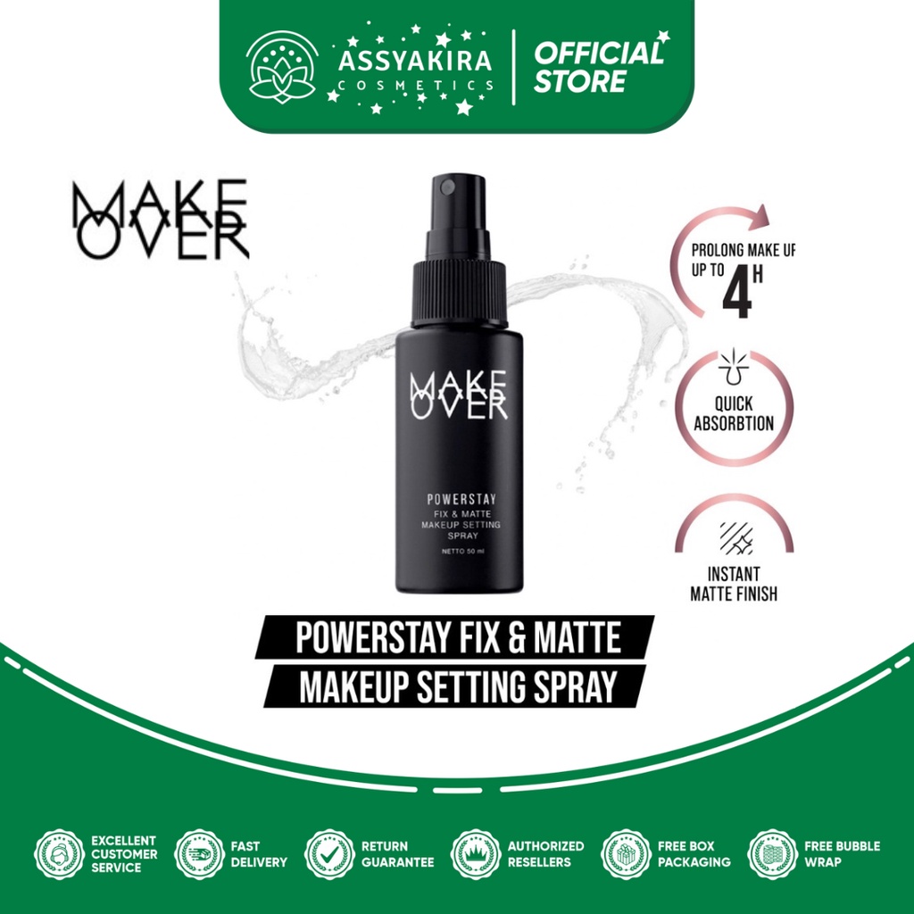 Make Over Poerstay Fix &amp; Matte Make Up Setting Spray 50ml