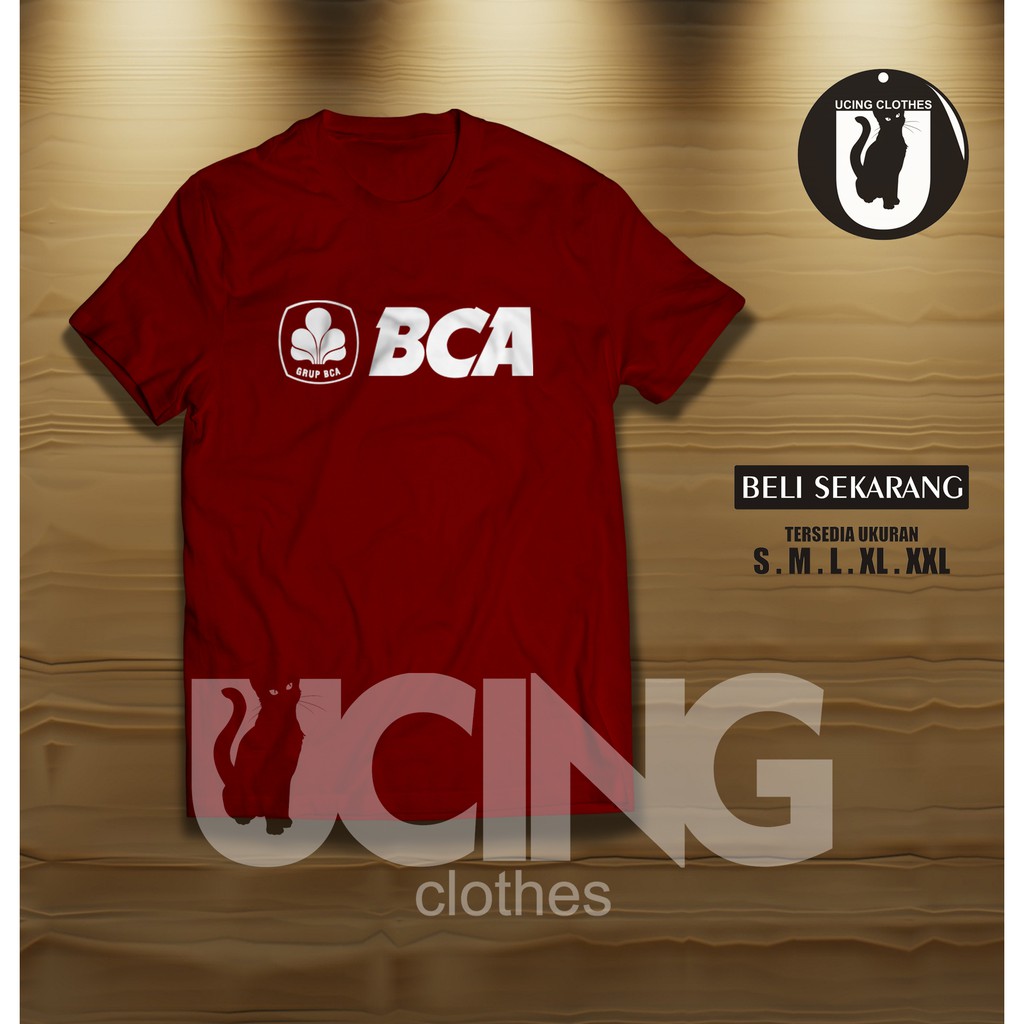 Kaos Baju BCA Kaos Perusahaan