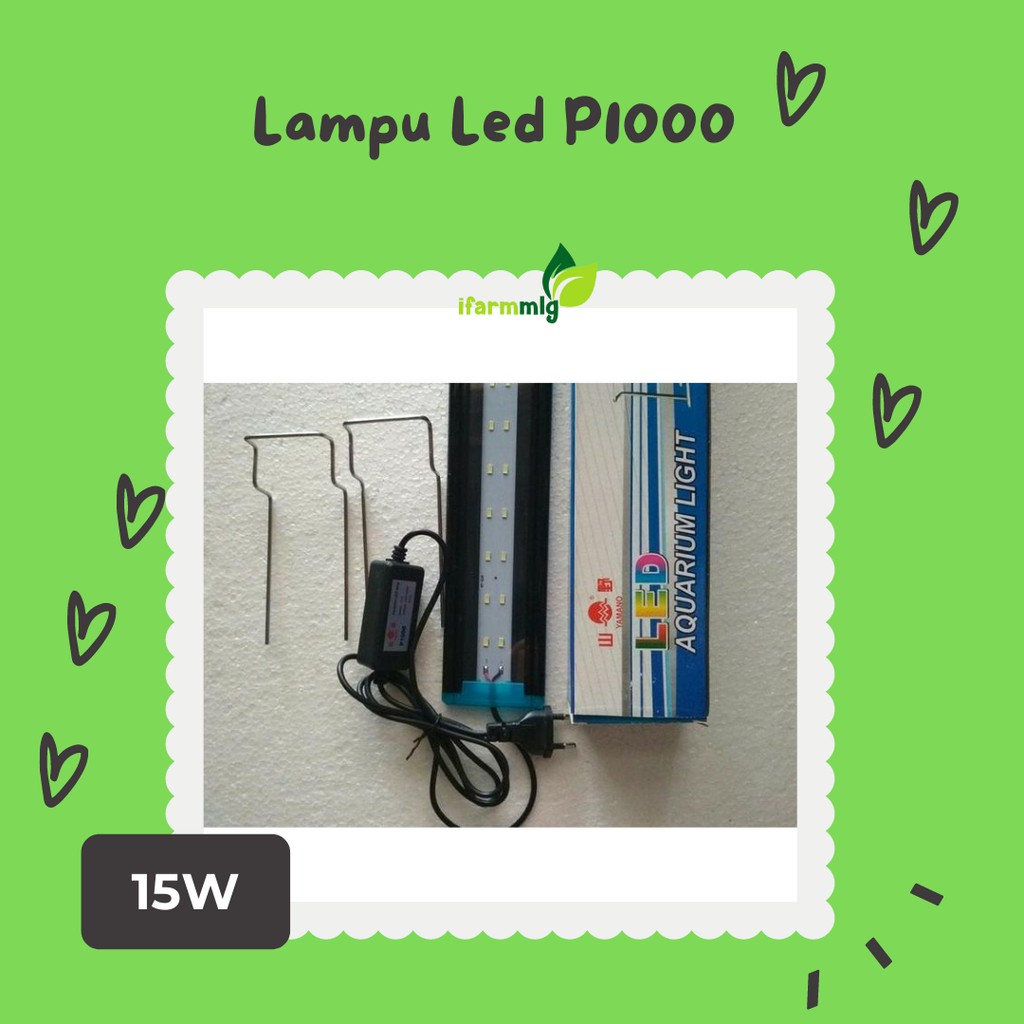Lampu Led Yamano P1000 Aquascape Aquarium Light P 1000 YAMANO 90 - 100 cm