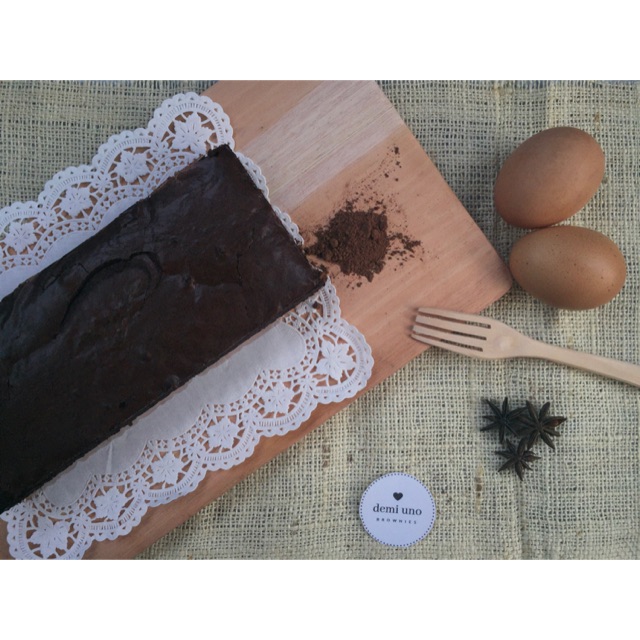 

Fudgy Brownies Demi Uno