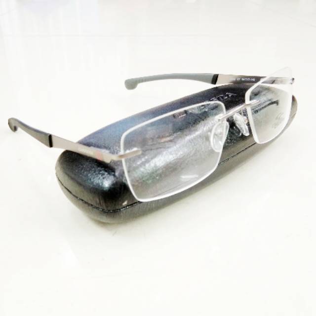 Frame Kacamata Rimless Pure Titanium Carrera 8869 Profesional Business - Sangat Ringan dan Nyaman