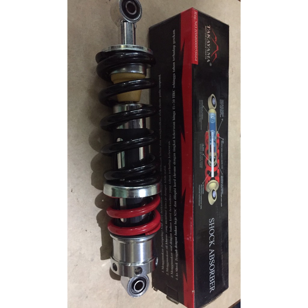 SHOCKBREAKER BELAKANG HONDA MEGAPRO NEW MONOSHOCK MERK TAKAYAMA