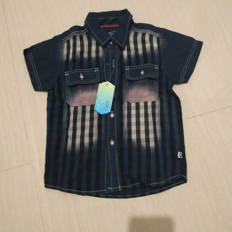 Kemeja anak cowok laki laki 4 tahun jeans baju anak sale