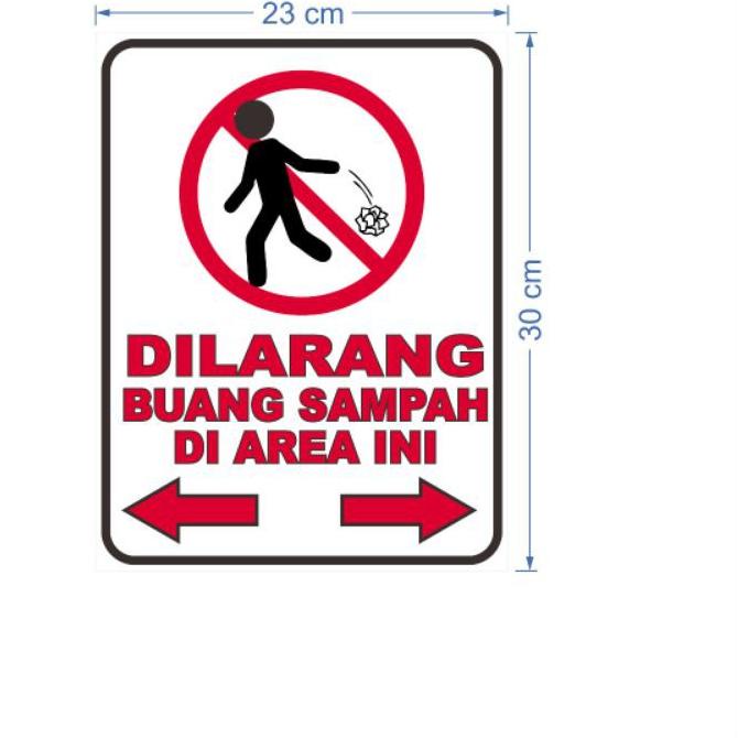 

【Grosiran Murah✅】 STIKER DI LARANG BUANG SAMPAH DI AREA INI | Promo Hari Ini | Grosiran Murah | F⚡ASH SALE