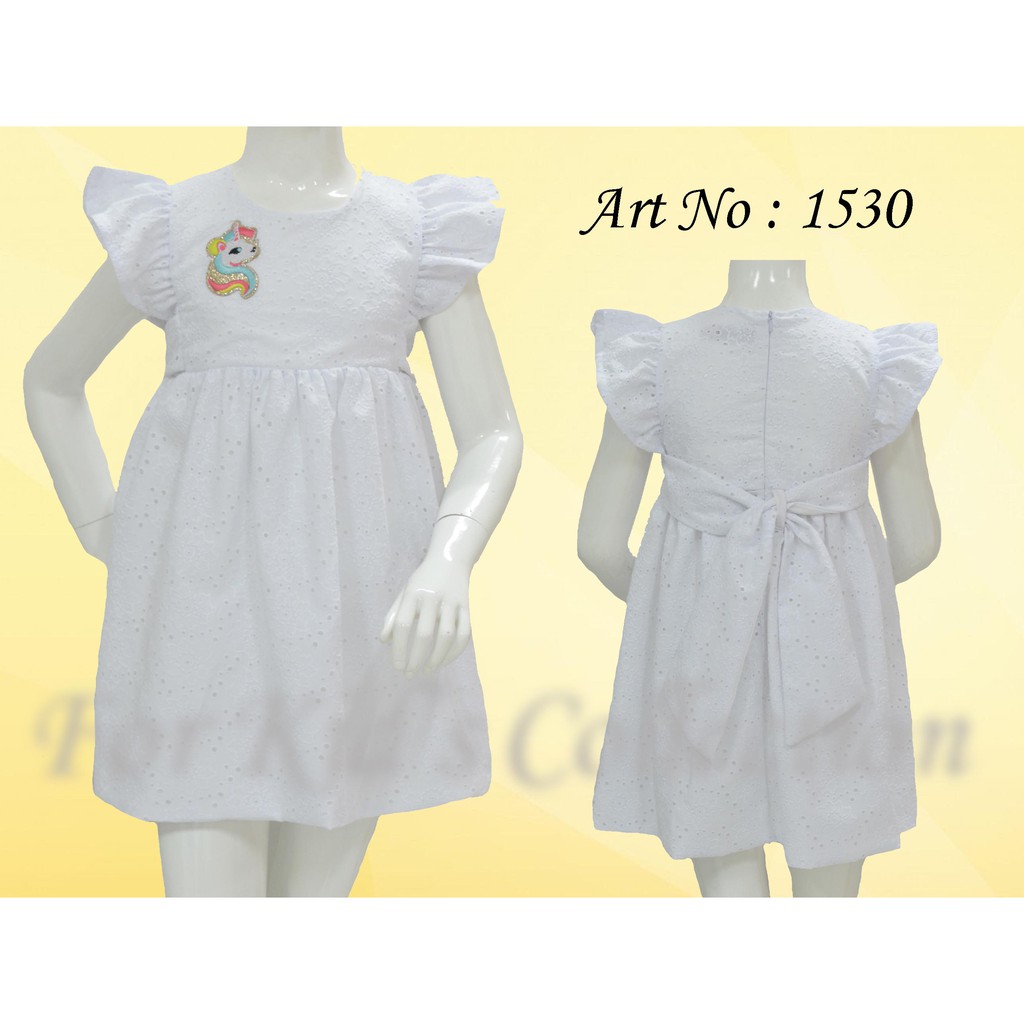 Dress Anak Perempuan Fashion Bahan Brukat Import Halus