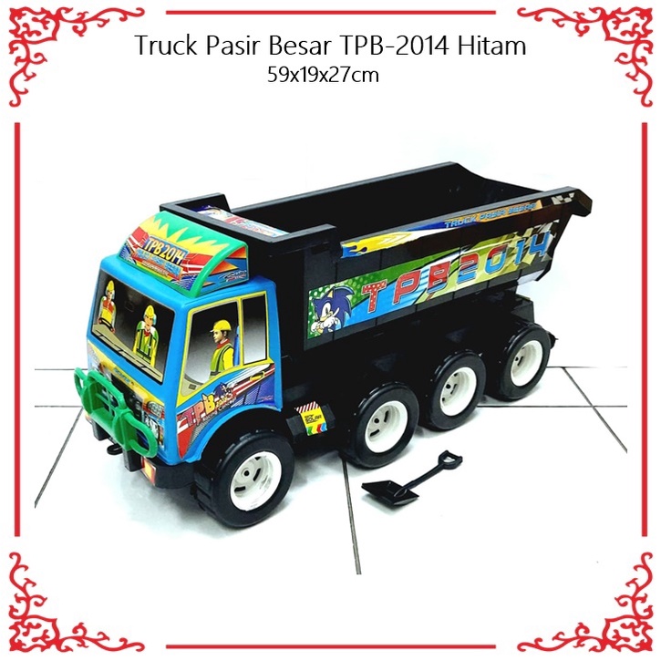 Mainan Anak Truk Pasir Besar TPB-2014 Hitam