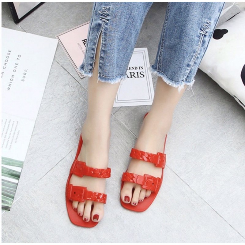 sendaljelly 2015 sepatu wanita import realpict