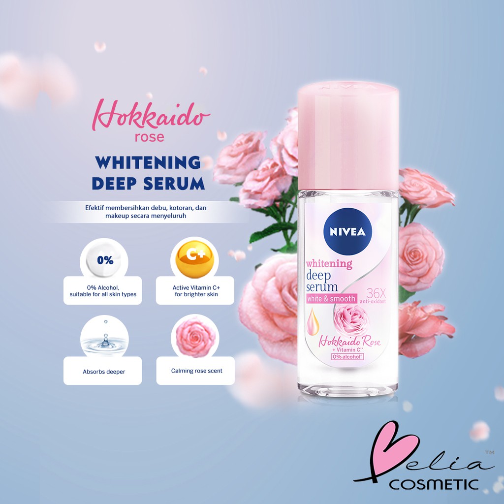❤ BELIA ❤ NIVEA Hokkaido Series (✔️BPOM) Micellar Water 125 | Whip Foam 100 | Deodorant