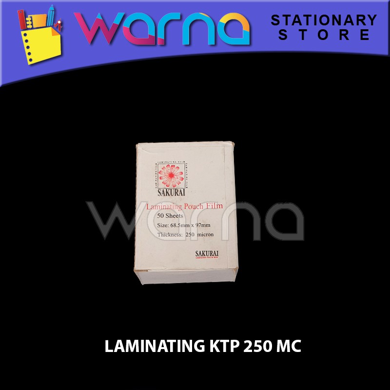 

PLASTIK LAMINATING KTP 250 MC