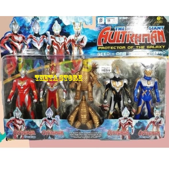 MAINAN THE MIGHTY GIANT ULTRAMAN BP 9567 MAINAN ANAK LAKI LAKI MAINAN FIGURE ULTRAMAN SET
