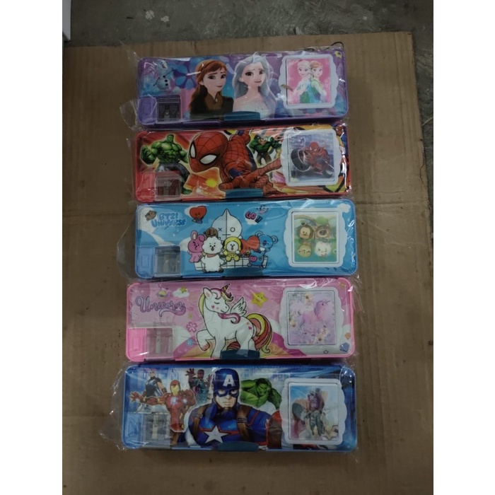 

Pencil case magnet motif disney (kalkulator tidak menyala) satuan