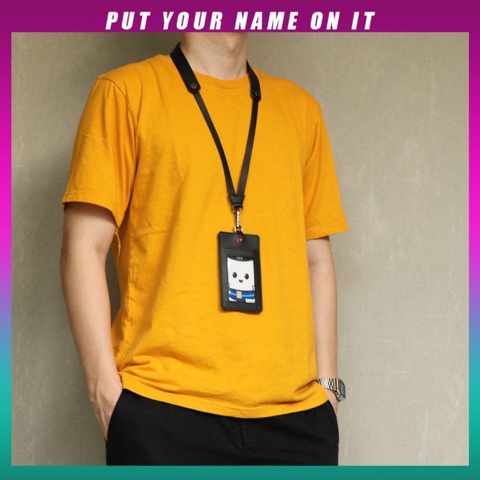 

Id Card - Name Tag-Lanyard 201 Black