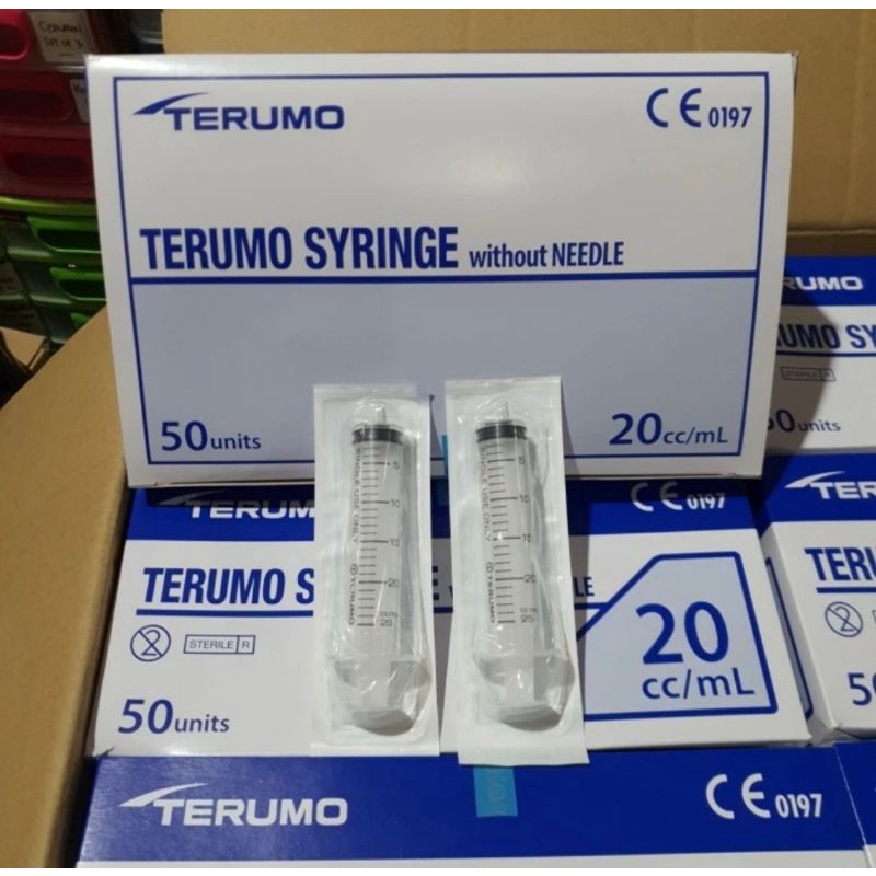 TERUMO 20 cc TERUMO 20 ml SYRINGE SPUIT