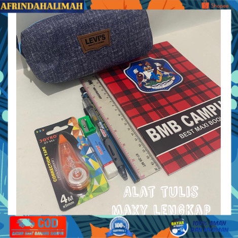 

{TERBARU} ALAT TULIS PAKET SEKOLAH SET BUKU TULIS MAXY BOXY CAMPUS LENGKAP