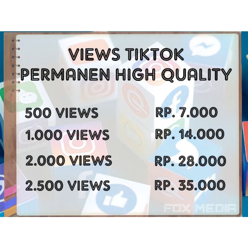 Jual Views Tiktok Murah Permanen High Quality Bergaransi Shopee Indonesia