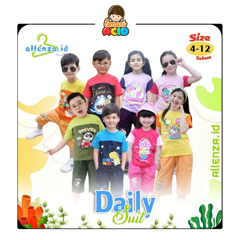 Daily Suit Allenza / setelan anak laki laki perempuan