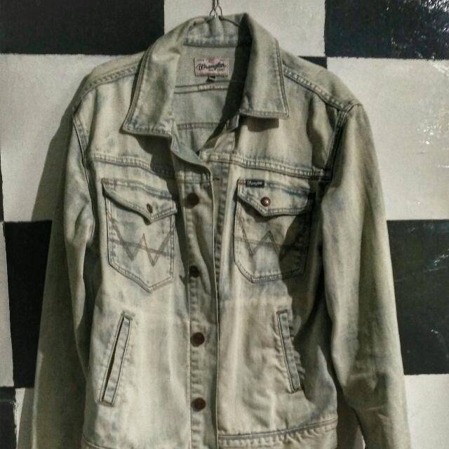 jaket jeans wrangler original
