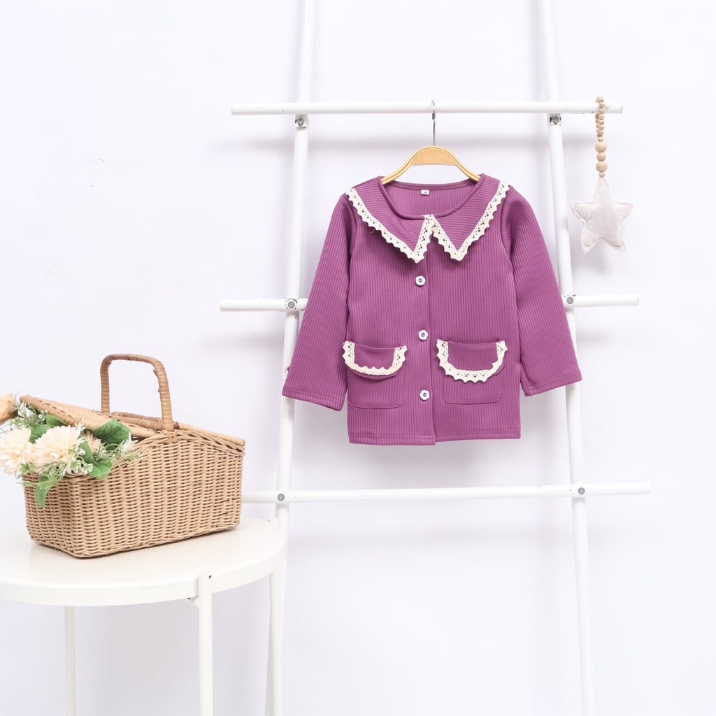 OLIVIA CARDI - Cardigan Anak 2-4 Tahun | Outer Anak | Kardigan Anak