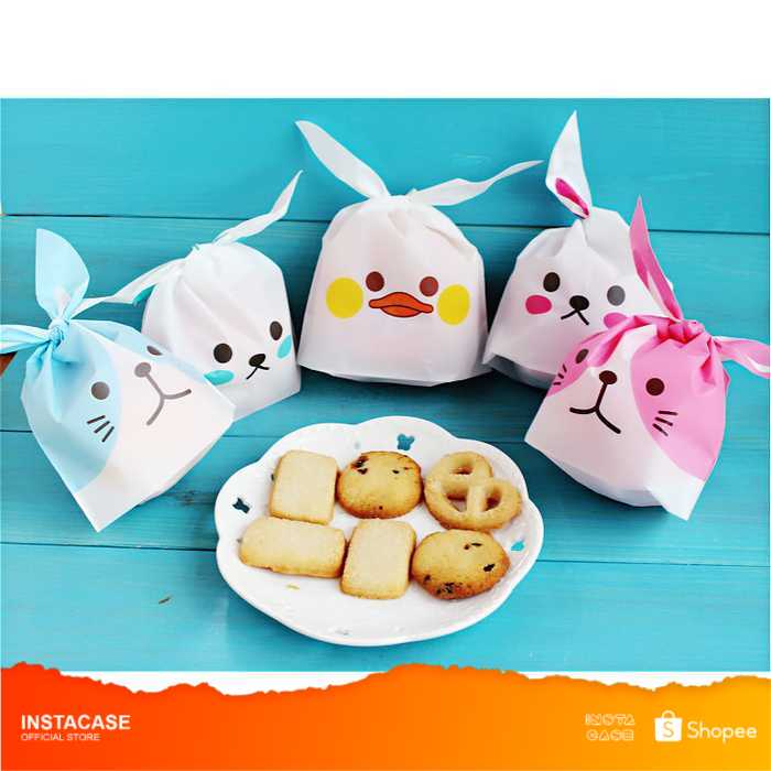 

plastik kemasan cemilan ukuran 22x13.5 kartun lucu ikat hpk002