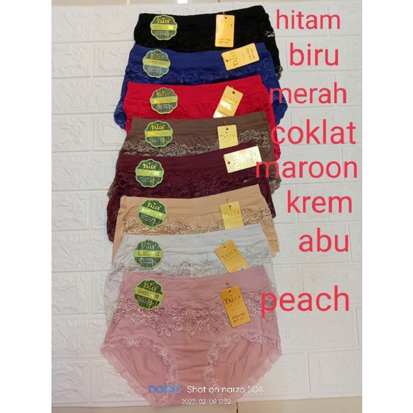 underwear bamboo/ CD Tally/ CD midi/ CD renda halus