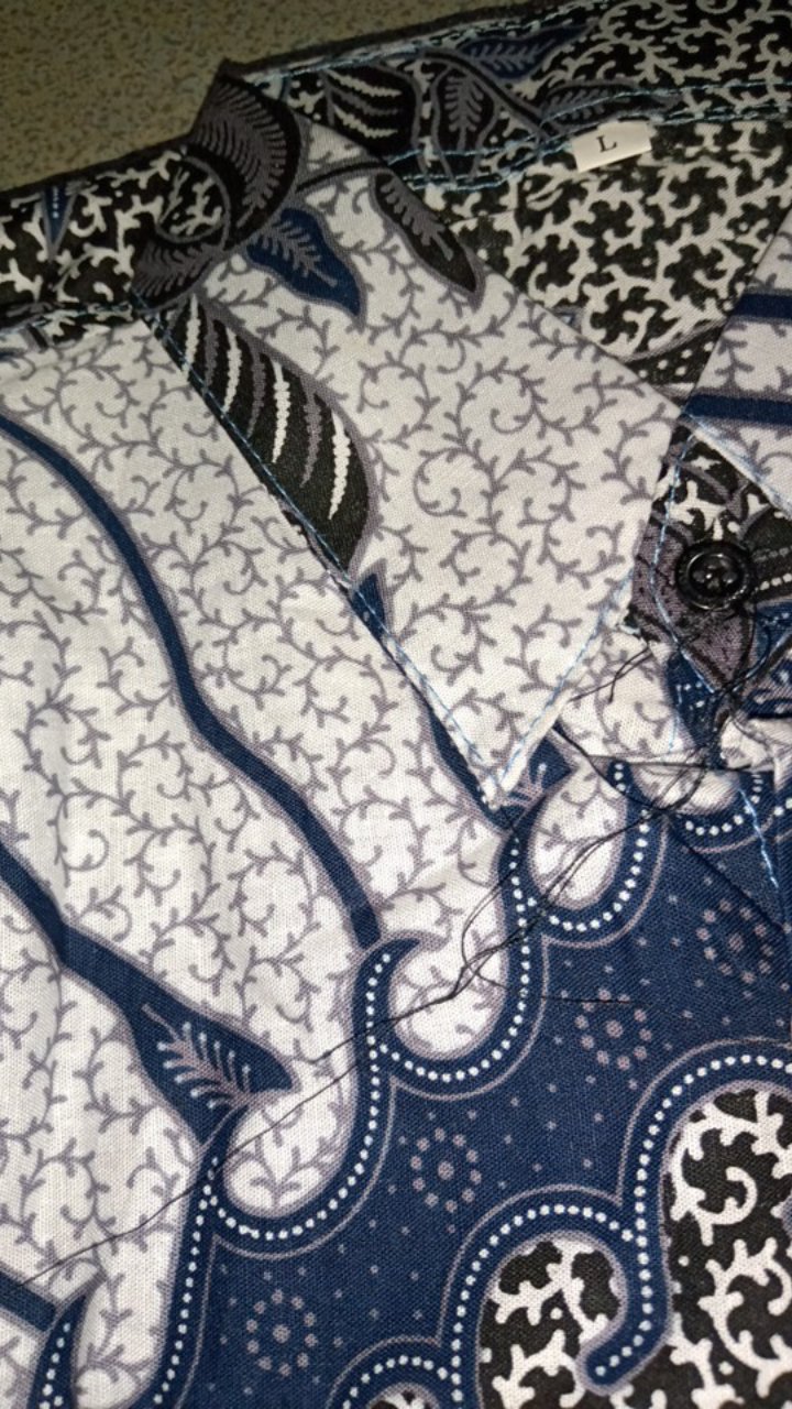 Baju Batik Kemeja Kantor Pria Lengan Panjang Fashion Solo Bw 058