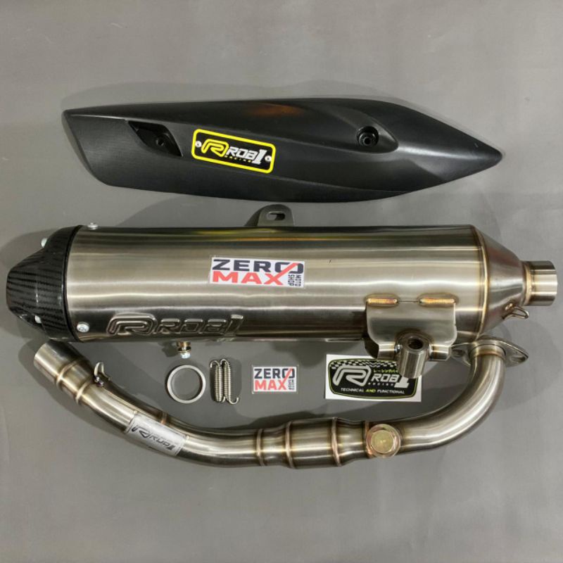 Knalpot Rob1 Standar Racing Megabomb Cup Cap V BORE UP Yamaha NMAX Old