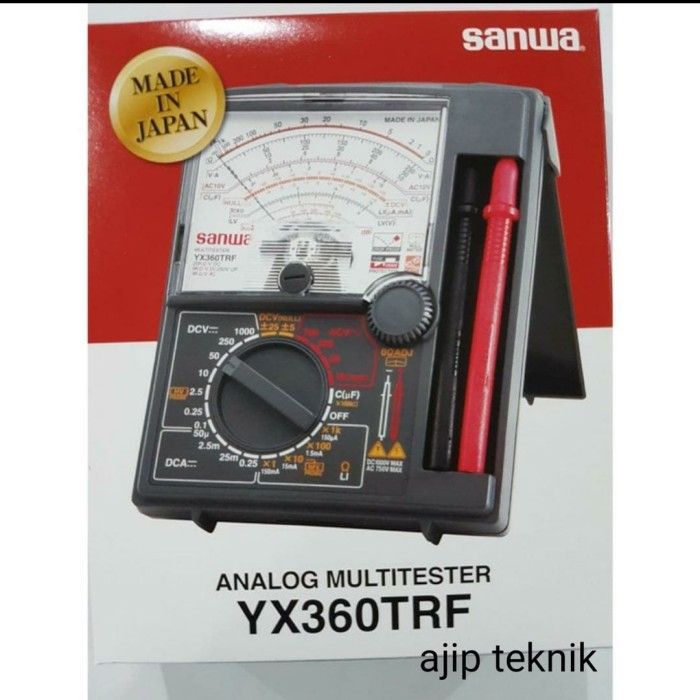 SANWA YX360TRF ANALOG MULTIMETER multitester YX-360TRF ASLI YX 360 TRF