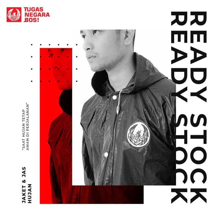 Berkualitas Jaket Hujan Tugas Negara Bos  Original