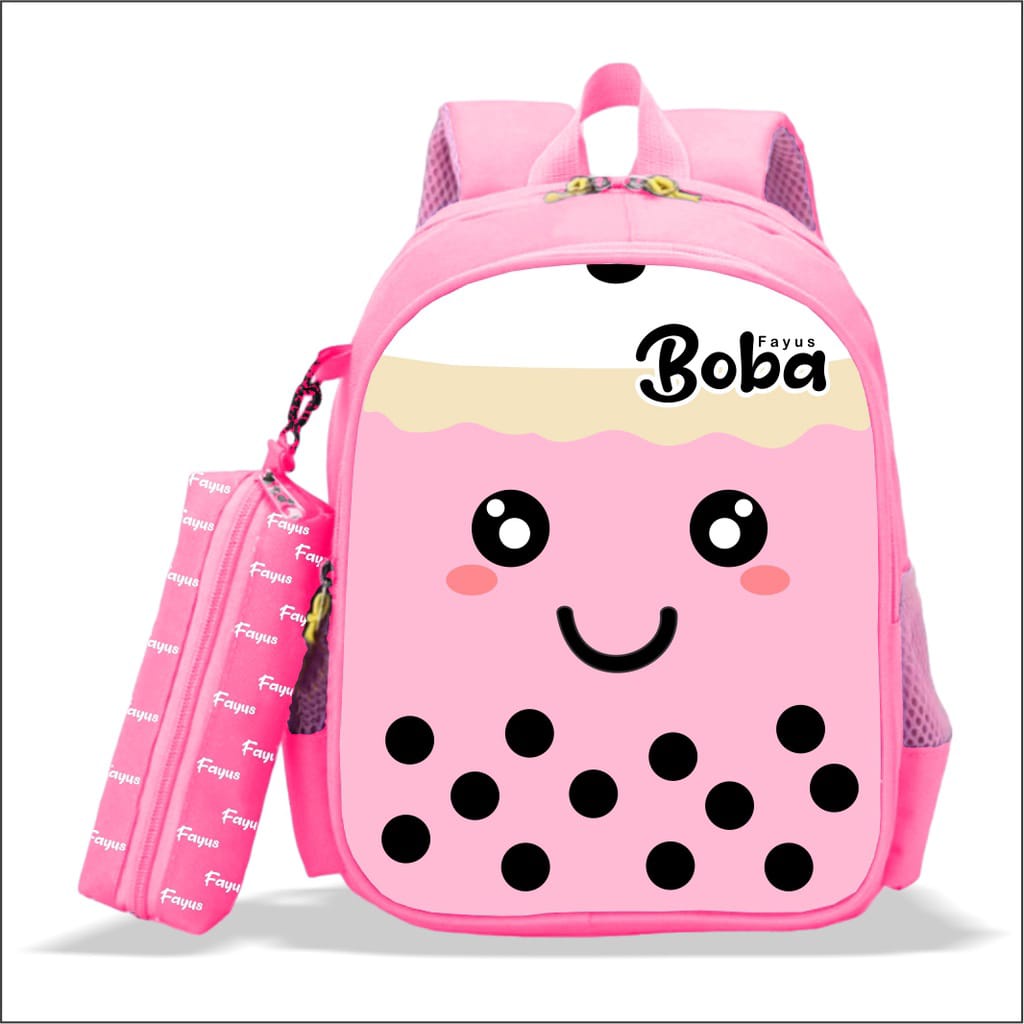 Tas Ransel BOBA Tas Anak Sekolah PAUD-TK-SD Karakter Tas Ransel Sekolah Anak